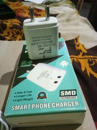 Future Cullular Double USB Charger+ Future Cullular High Quality Sound Earphone - white, nun