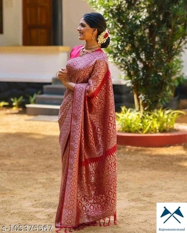 Kanjeevaram  Charvi Petite Sarees*Saree Fabric: Kanjeevaram SilkBlouse: Separate Blouse Piece - All, Free