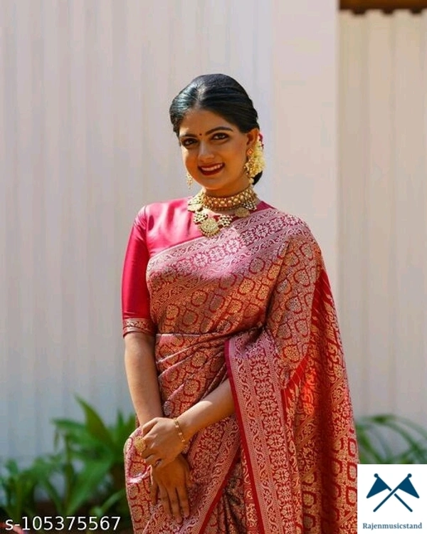 Kanjeevaram  Charvi Petite Sarees*Saree Fabric: Kanjeevaram SilkBlouse: Separate Blouse Piece - All, Free