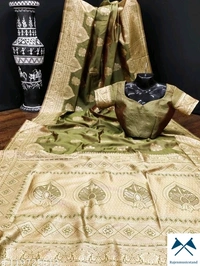 *Saree Fabric: Banarasi S Charvi Voguish Sarees*Saree Fabric: Banarasi SilkBlouse: Separate Blouse Piece - All, Free