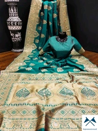 *Saree Fabric: Banarasi S Charvi Voguish Sarees*Saree Fabric: Banarasi SilkBlouse: Separate Blouse Piece - All, Free