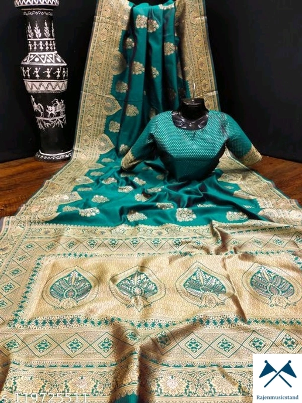 *Saree Fabric: Banarasi S Charvi Voguish Sarees*Saree Fabric: Banarasi SilkBlouse: Separate Blouse Piece - All, Free