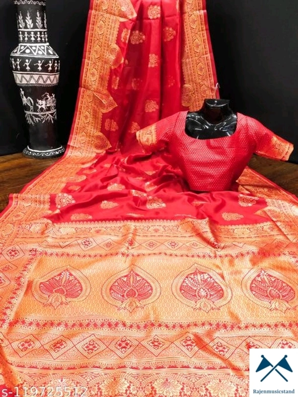 *Saree Fabric: Banarasi S Charvi Voguish Sarees*Saree Fabric: Banarasi SilkBlouse: Separate Blouse Piece - All, Free