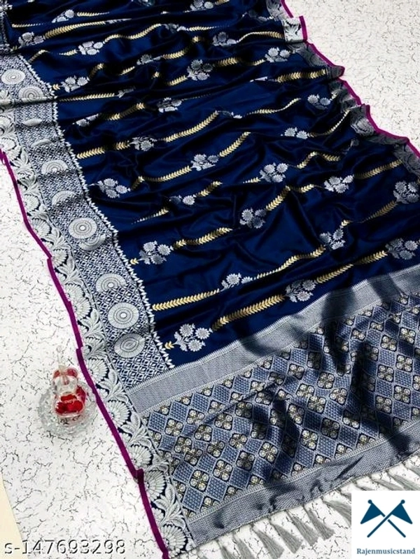 Ecoya Name:*Adrika Superior Sarees*Saree Fabric: Litchi SilkBlouse: Separate Blouse PieceBlouse Fabric: Litchi Silk - All, Free