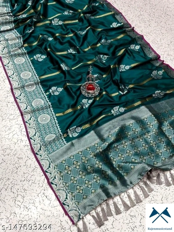 Ecoya Name:*Adrika Superior Sarees*Saree Fabric: Litchi SilkBlouse: Separate Blouse PieceBlouse Fabric: Litchi Silk - All, Free