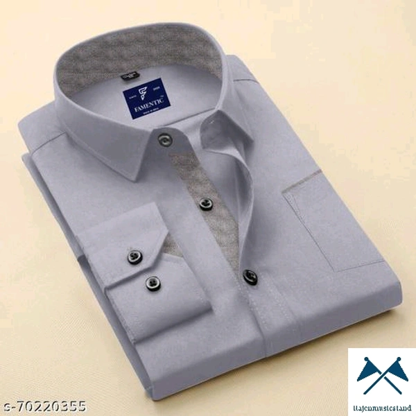 A For : Men Formal ShirtsFabric: CottonSleeve Length: Long SleevesPattern: - XL