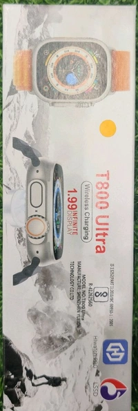 Smart Watch T800 - Free Size, International Orange, T800 Ultra