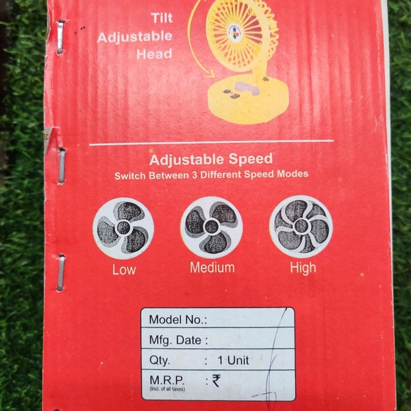 SPEED PORTABLE FAN  - Charging Fan