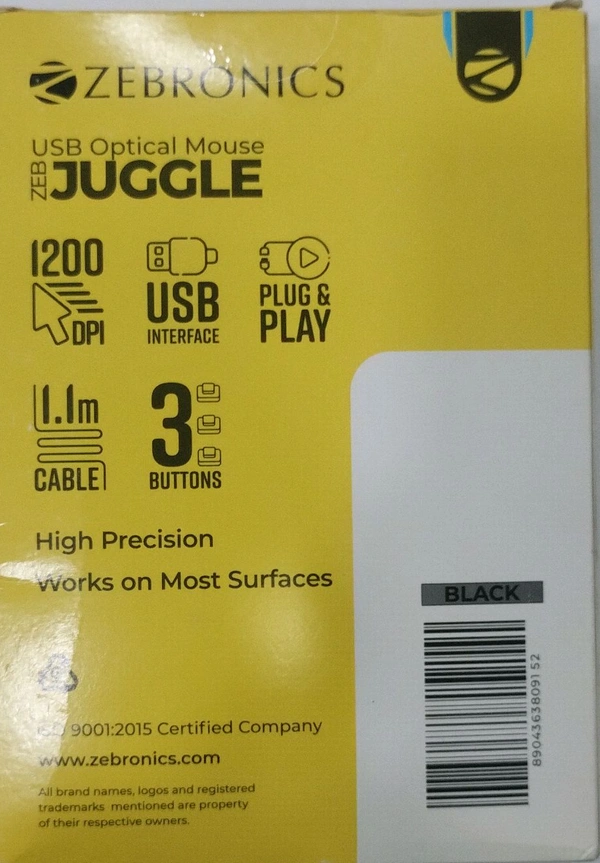 Zebronics USM mouse  - Juggle
