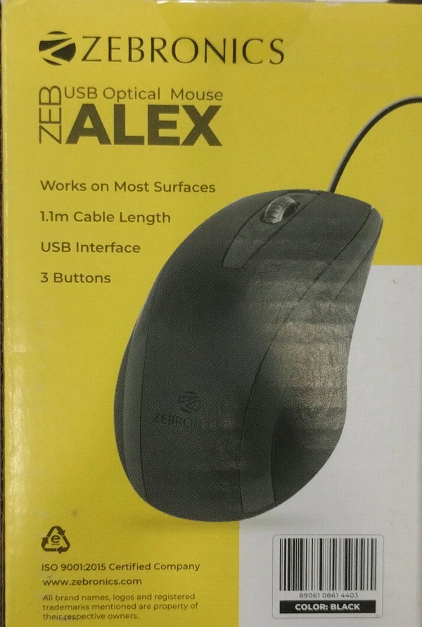 Zebronics USB Mouse 