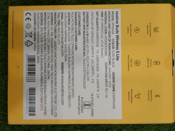 Realme Buds Wireless 5 Lite 