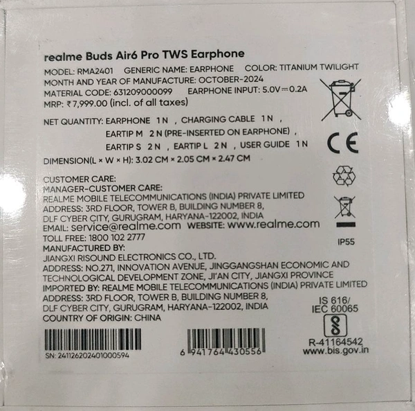 Realme Buds Air 6 Pro 