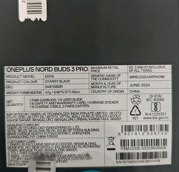 Oneplus Buds 3 Pro 