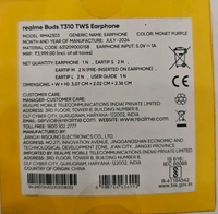 Realme Buds T310 