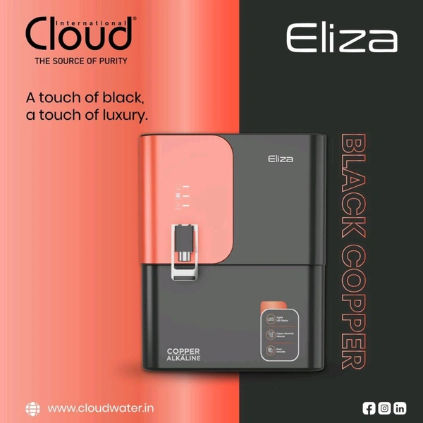 Cloud Eliza Alkaline Water Purifier  - White, White And Grey