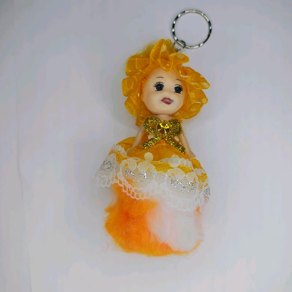Doll Keychain  - Electric Violet