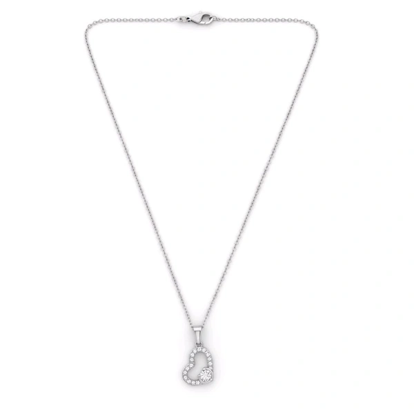Chain With Love Shape Locket 