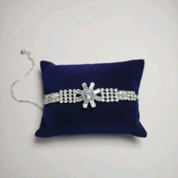 Premium Bracelet White Stones 
