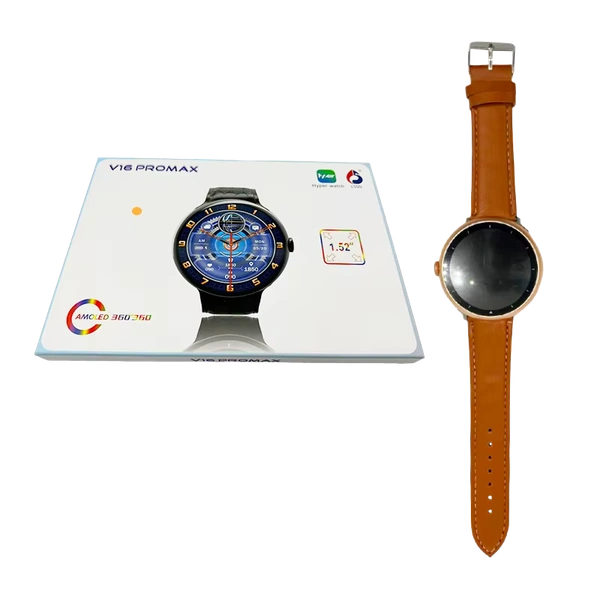 V16 Pro max smart watch - gold, v16