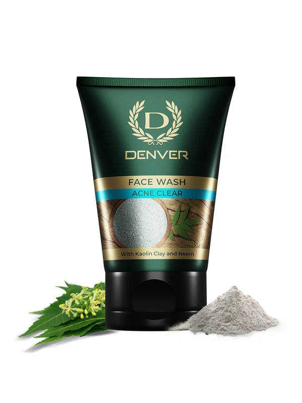 Denver Acne Clear Face Wash 100GM