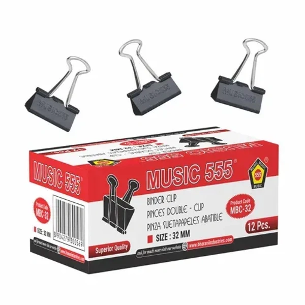 Music 555 Binder Clip 32mm