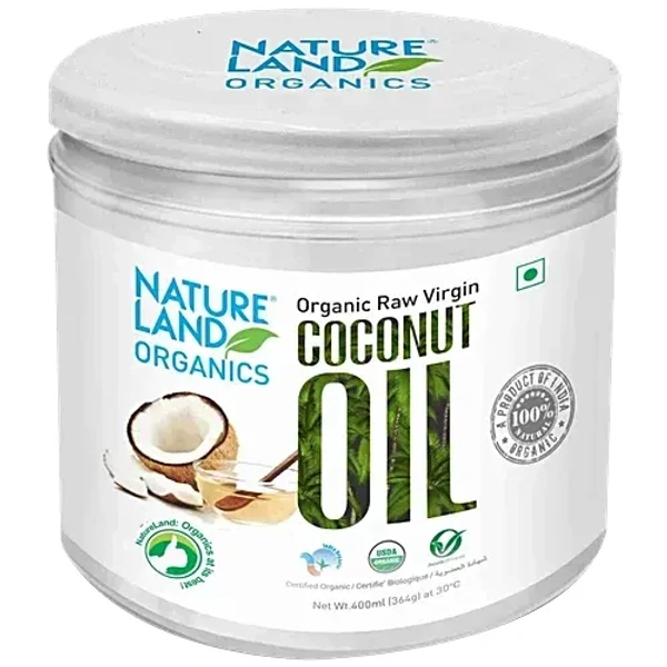 NATURAL LAND NL ORG Coconut Oil 400ml BTL