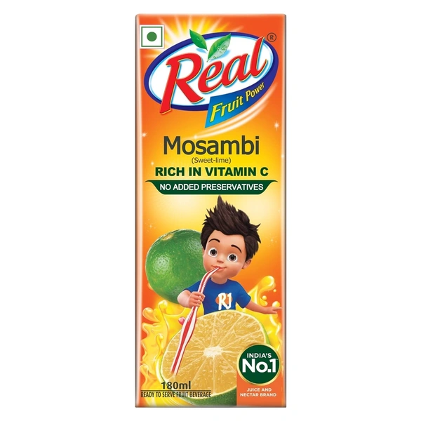 REAL Fruit Power Real Mosambi 180ml