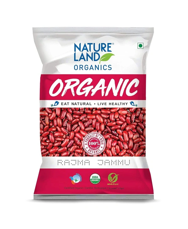 NATURAL LAND NL ORG Rajma Jammu 500gm