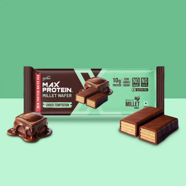 MAX PROTEIN Max Protien Choco Temptation Millet Wafer 