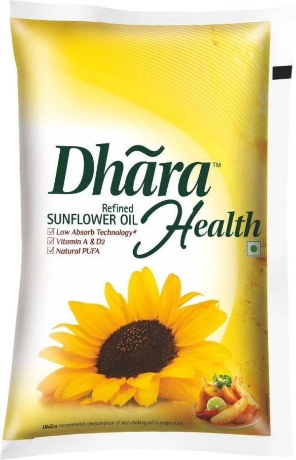 Dhara Refined Sunflower Oil 1ltr
