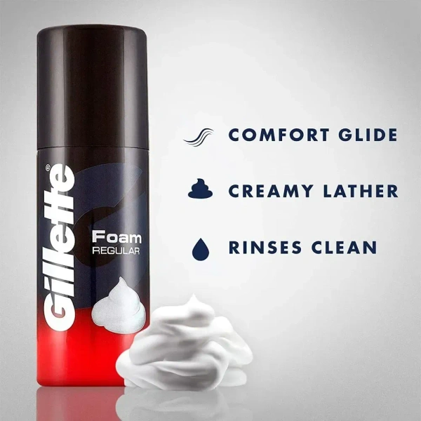 Gillette Foam (Reg) 196g