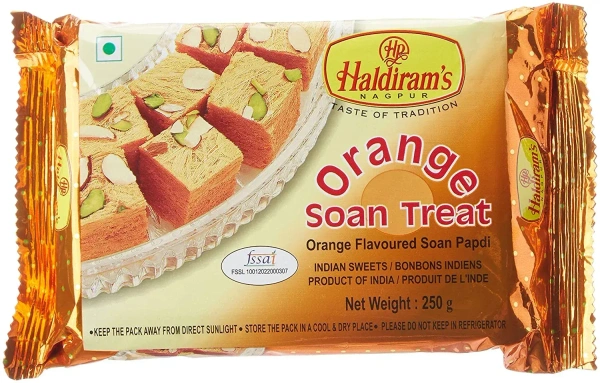 Haldiram Orange Soan Papdi 250gm