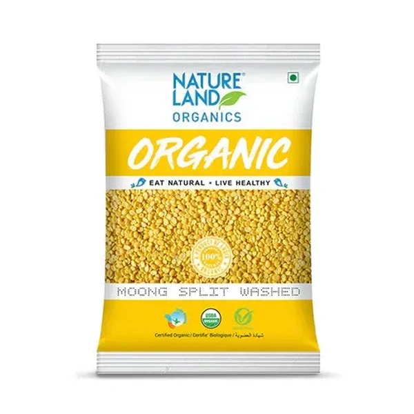 NATURAL LAND NL Yellow Moongsplit wash 500gm