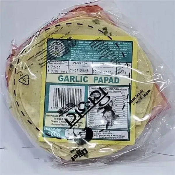 Lijjat Papad Garlic