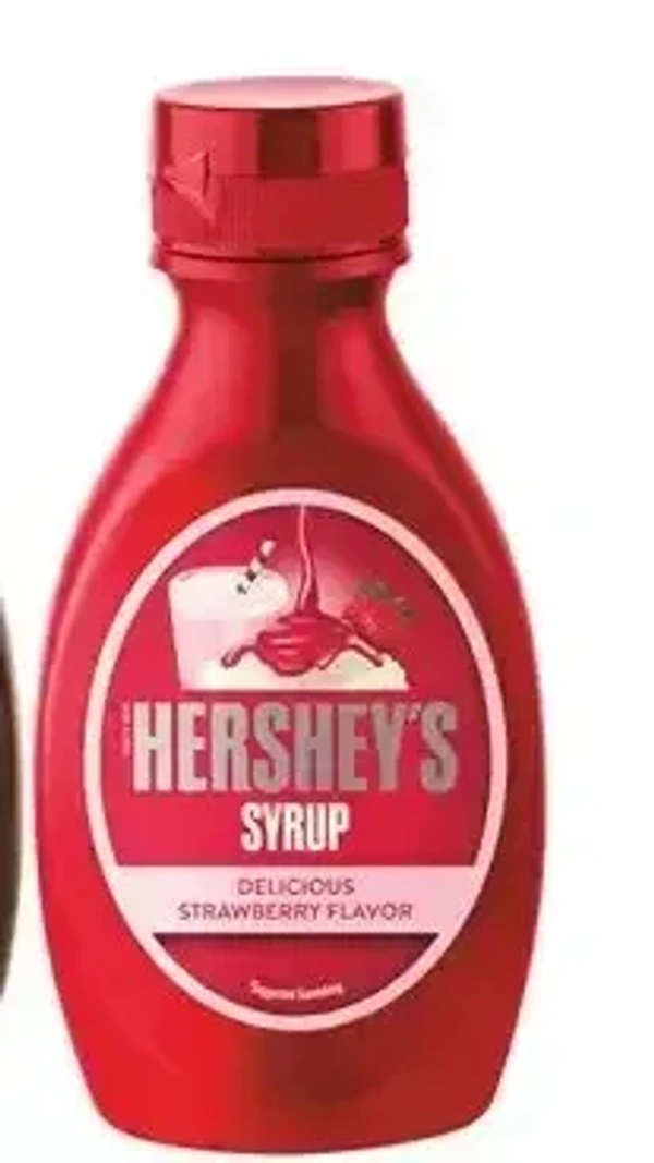 HERSHEYS HERS SYRUP Strawberry 180gm