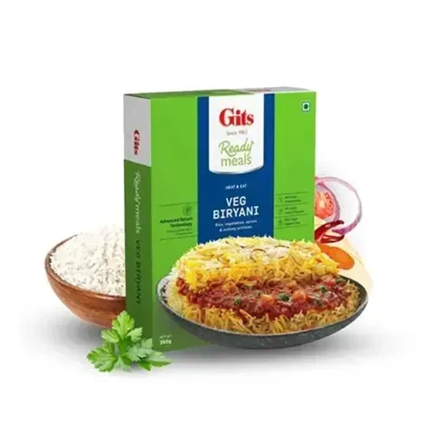 GITS Gits RM Veg Biryani 265gm