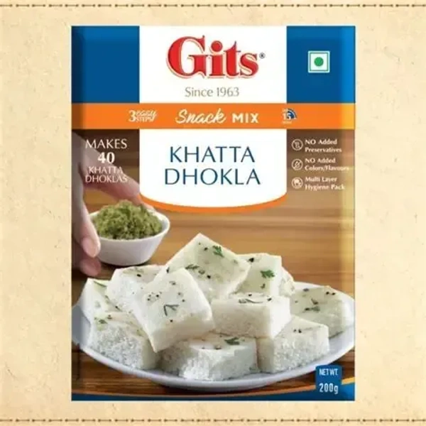 GITS Gits Khatta Dhokla Mix 200gm