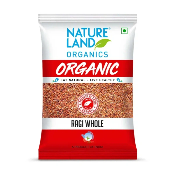 NATURAL LAND NL Organic Ragi whole 1Kg