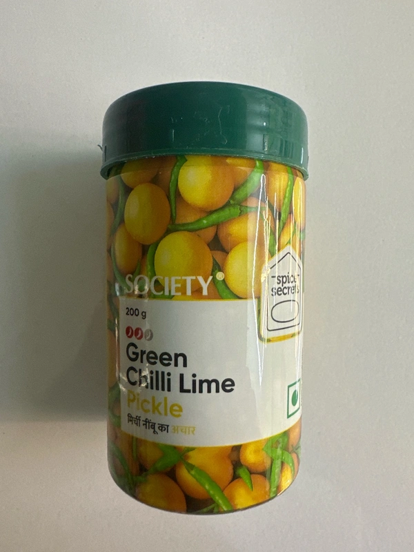 Soceity Green Chilli Lime Pickle 200gm