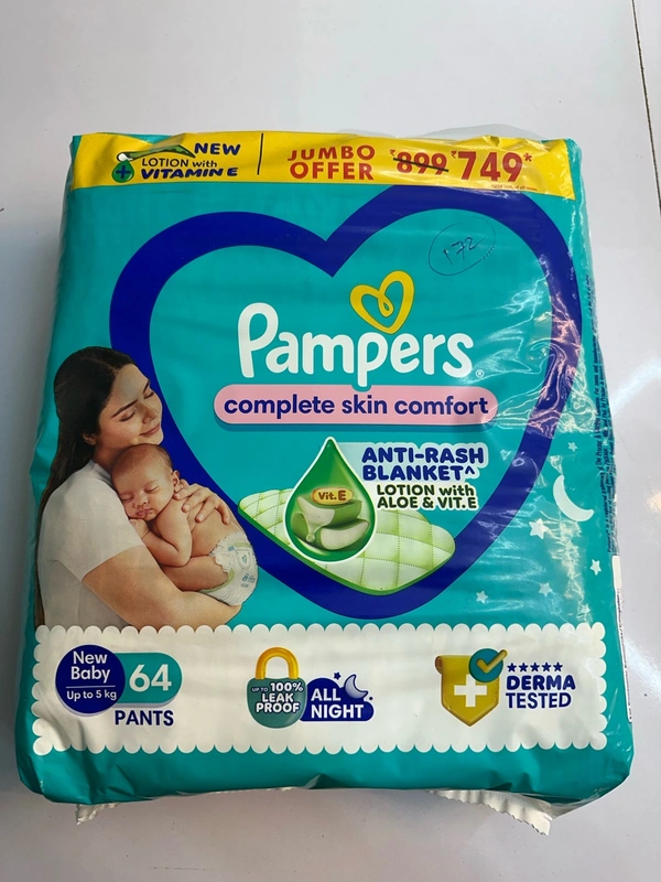 Pampers Blue Pants Jumbo New NB