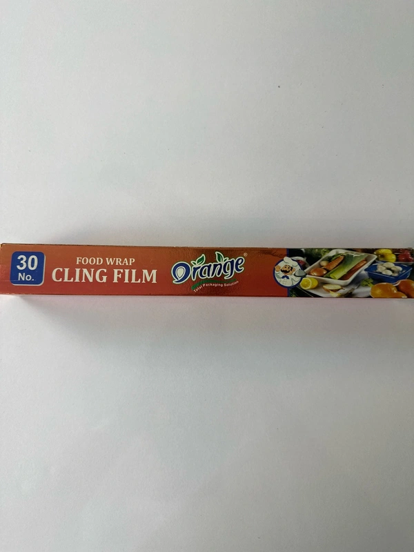Orange Cling Wrap