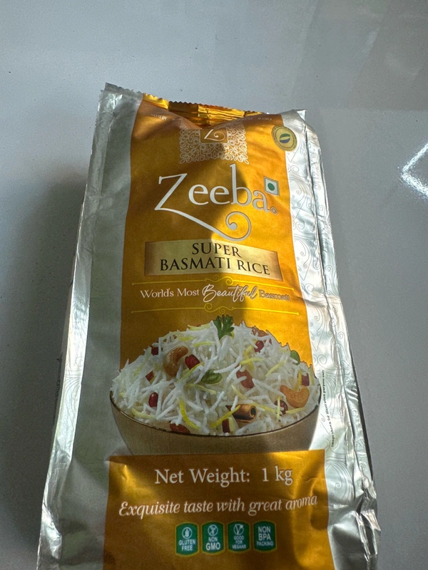Zeeba Rice Super Basmati 1kg