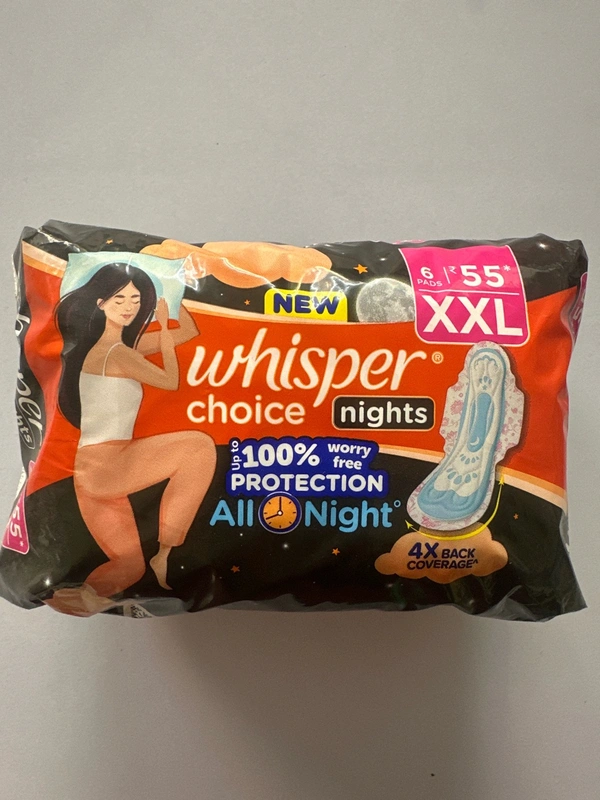 Whisper Choice Nights 6PADS XXL