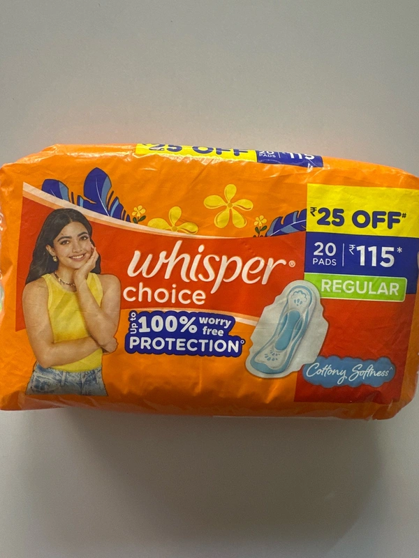 Whisper Choice Regular 20PADS