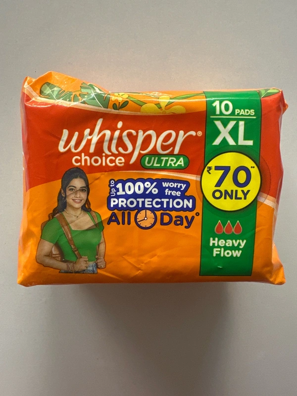 Whisper Choice Ultra 10PADS XL