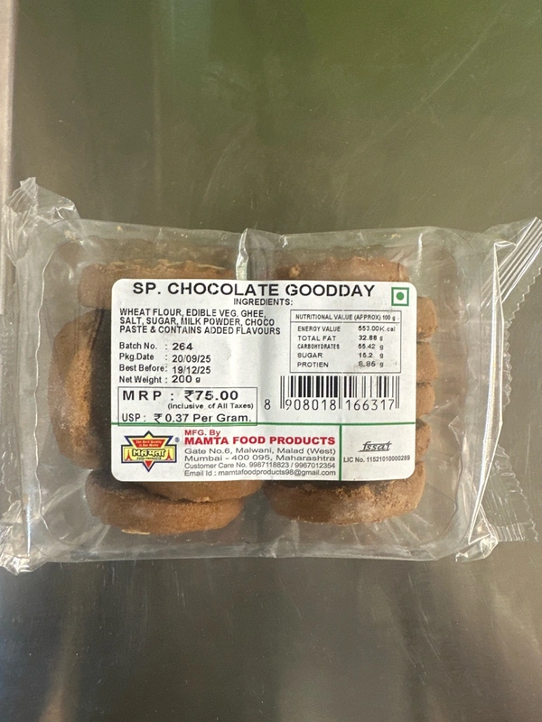 MAMTA FOOD Mamta SP Choco Goodday 200gm