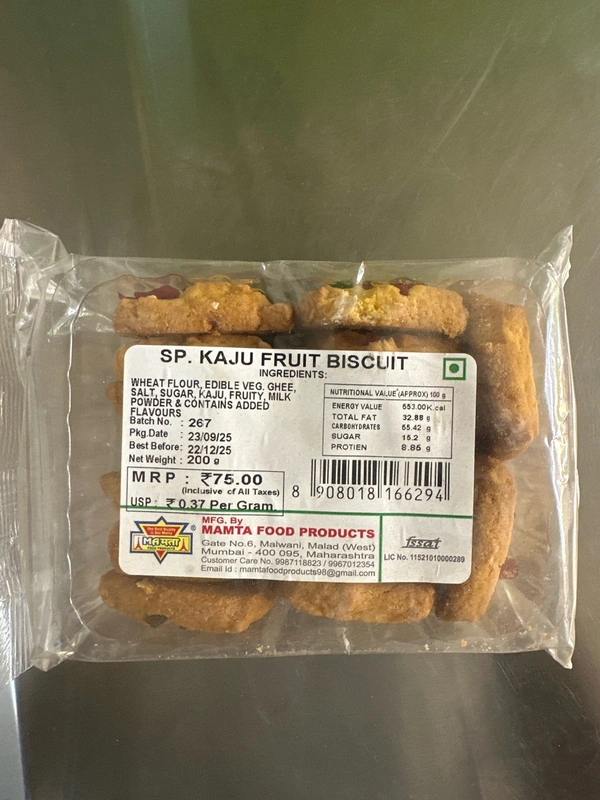 MAMTA FOOD Mamata SP Kaju Fruit 200gm