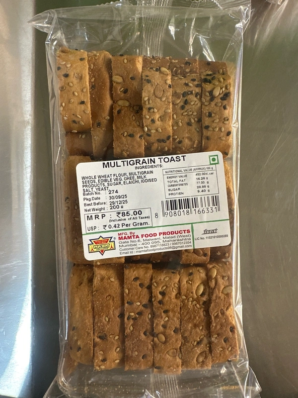MAMTA FOOD Mamata Multigrain Toast 200gm