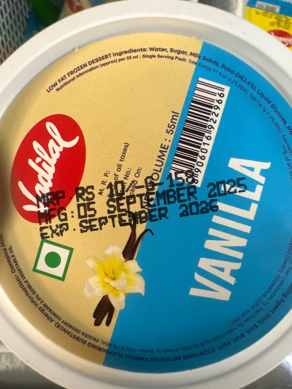 Vodilal Vanilla 55 ml