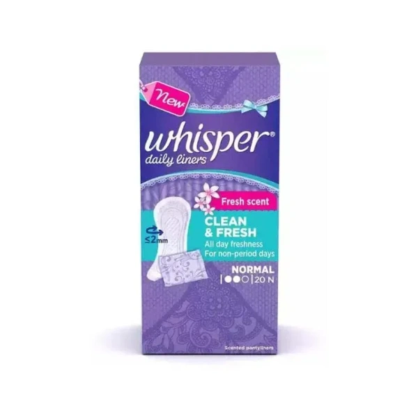 Whisper Daily Liners 20N